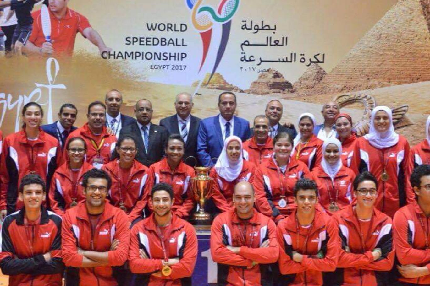 بعد تتويجه ببطولة العالم منتخب مصر لكرة السرعة ينسى