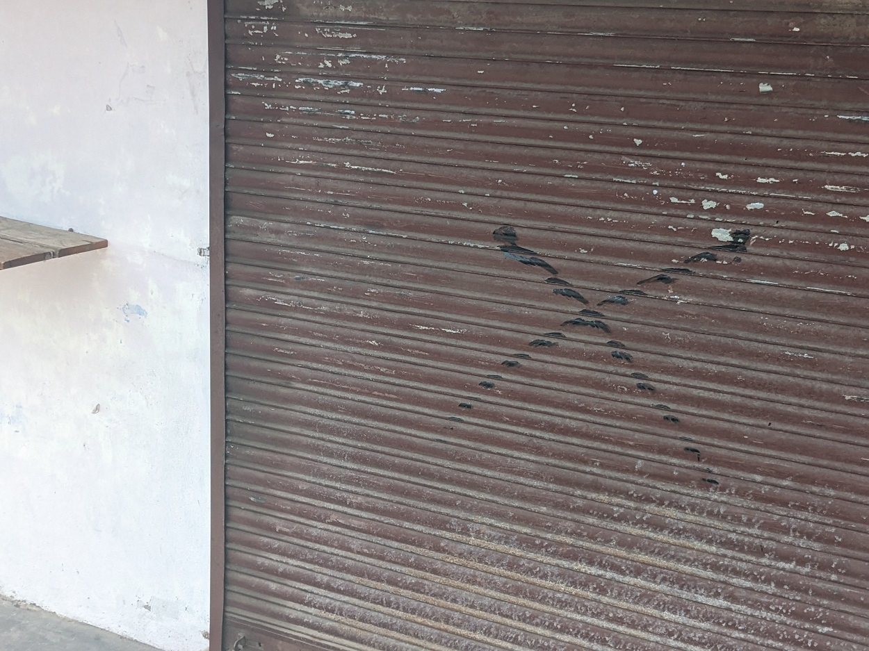 A Muslim-owned shop marked with a black cross in Barkot_Namita Singh-The Independent.jpg