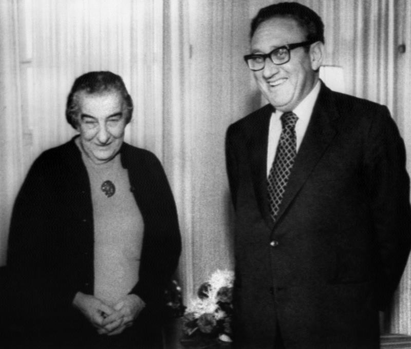 kissinger Golda Meir afp.jpg