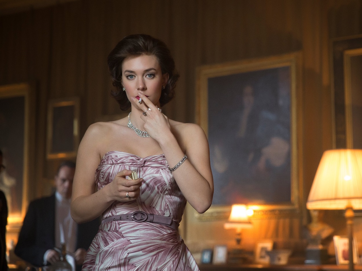 Vanessa Kirby as Princess Margaret in ‘The Crown’ season one_نتفلكس.jpg