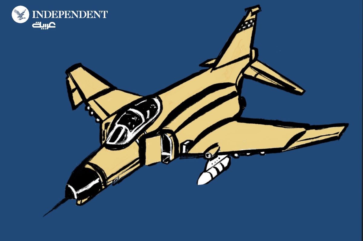 تعد طائرة فانتوم 4 المقاتلة في نظر الدول العربية مثالاً للتفوق التكنولوجي للجيش الإسرائيلي (اندبندنت عربية)