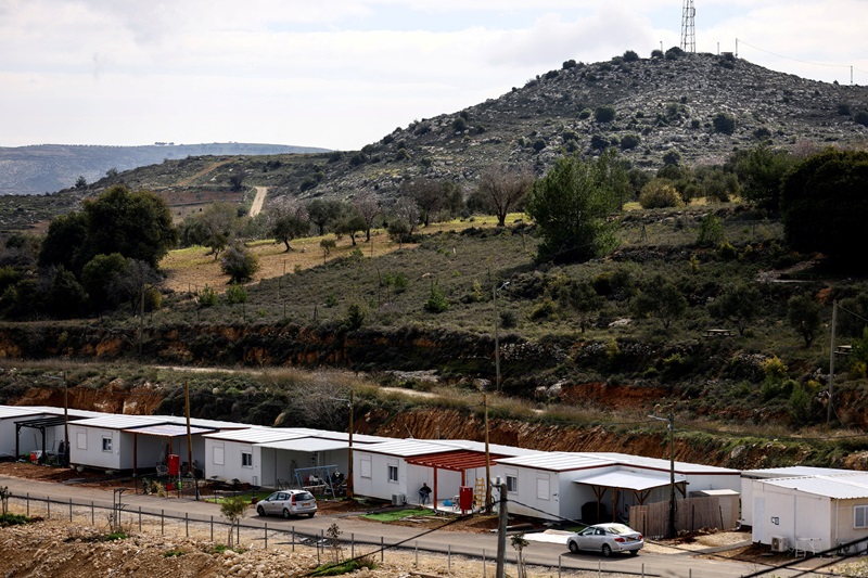 Jewish settlement of Givat Haroeh reuters.JPG