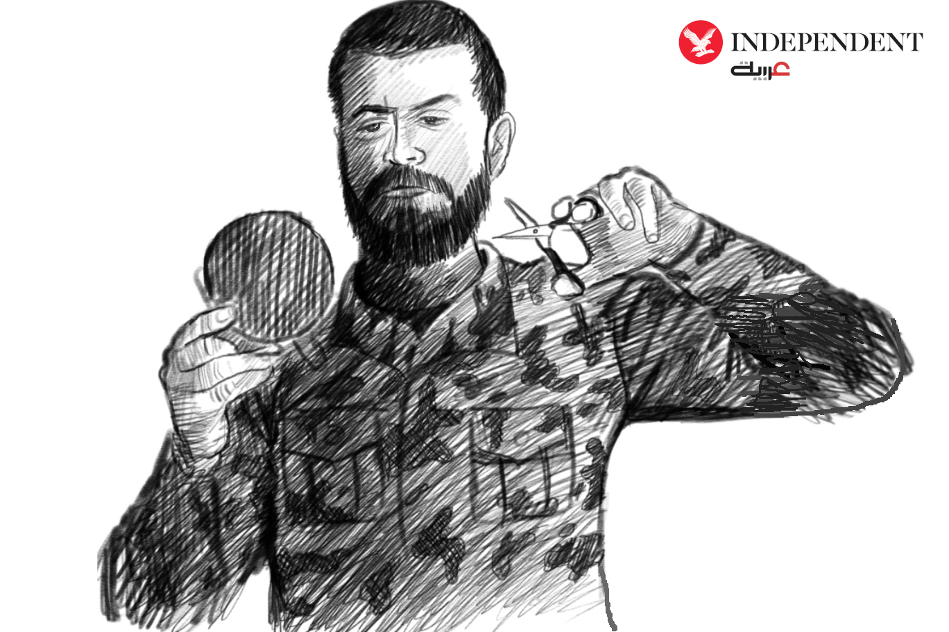 Soldier shaving his beard.jpg